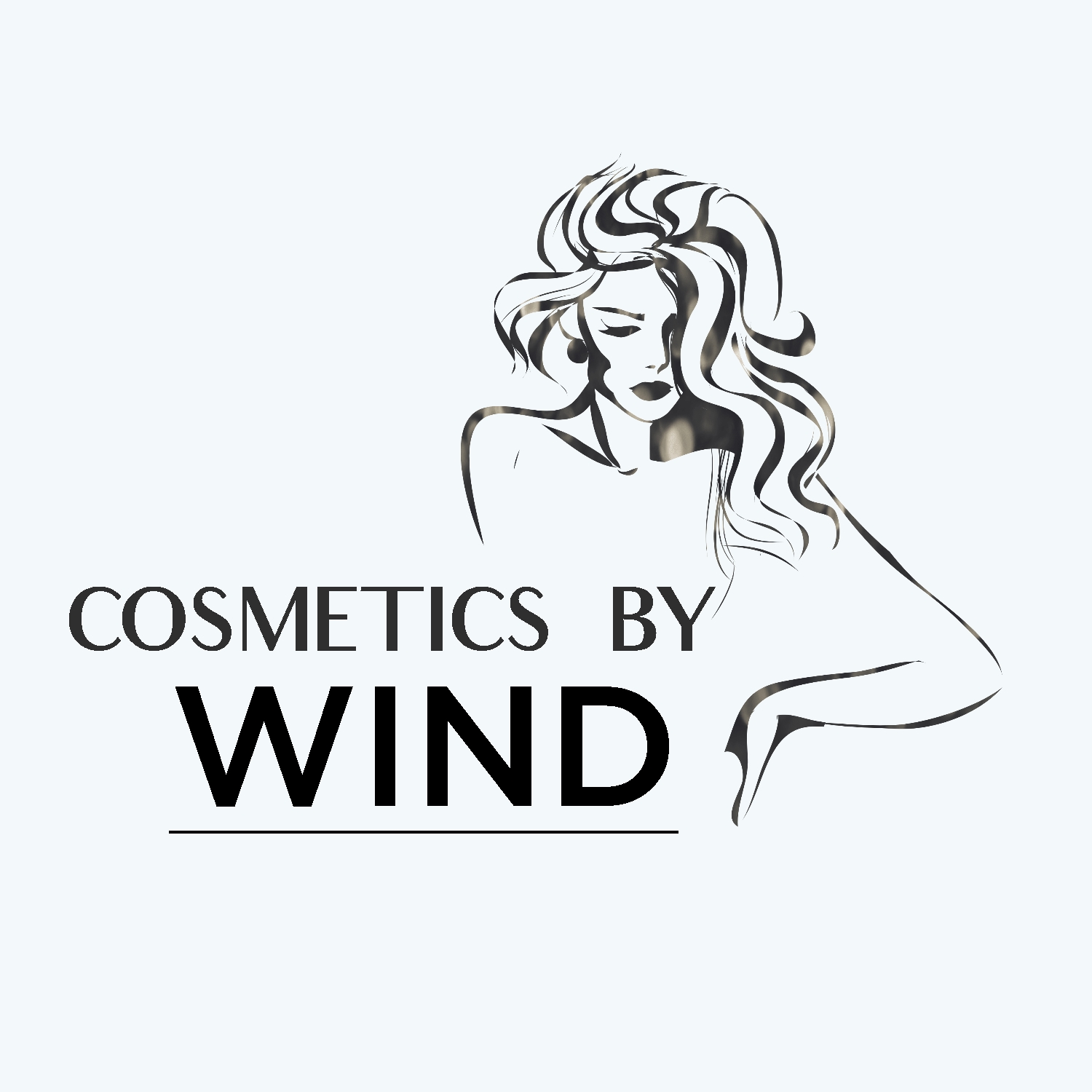 Cosmetics by wind logo