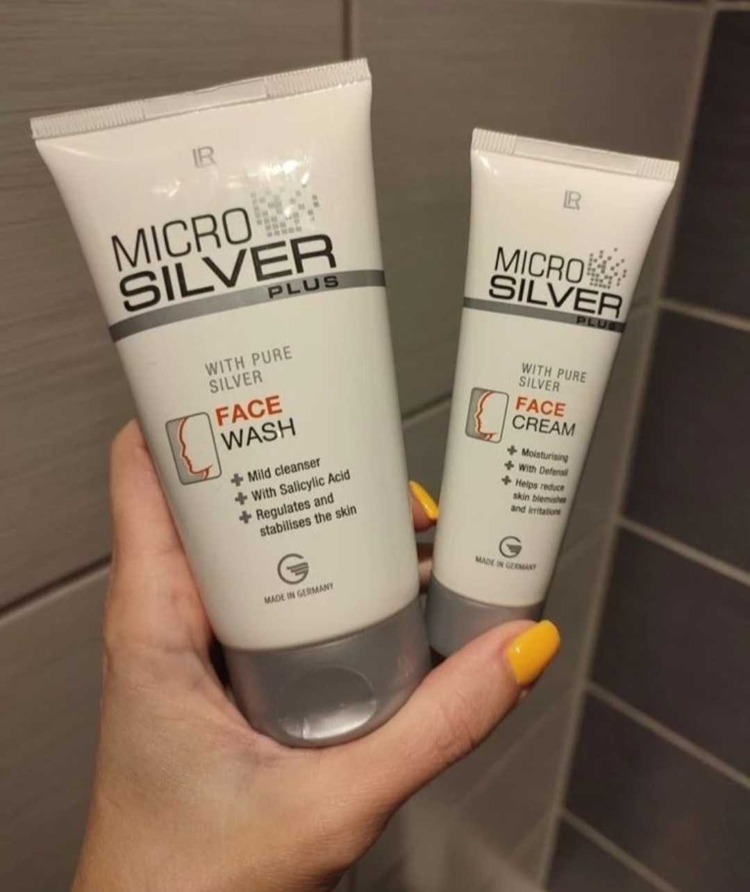Face Wash & Face Cerm ( Mikro Silver)